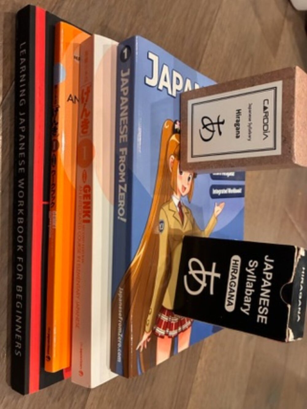 BUNDLE: Learning Japanese Workbook for Beginners + Hiragana Flash Cards
